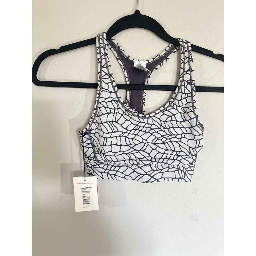 Moving Comfort Uplift Crossback Sports Bra Size Small C/D Cup Ember Woven NWT